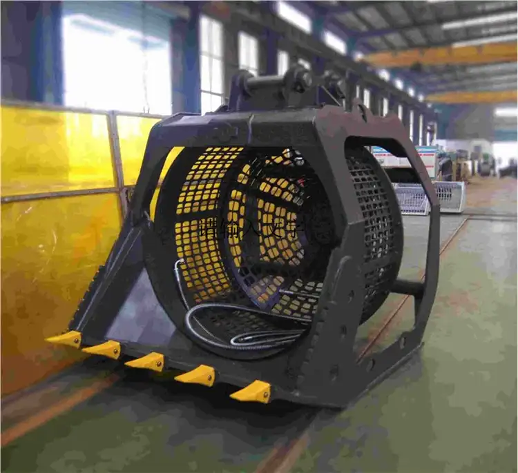 Excavator Rotary Screening Bucket Excavator Rotary Screening Bucket