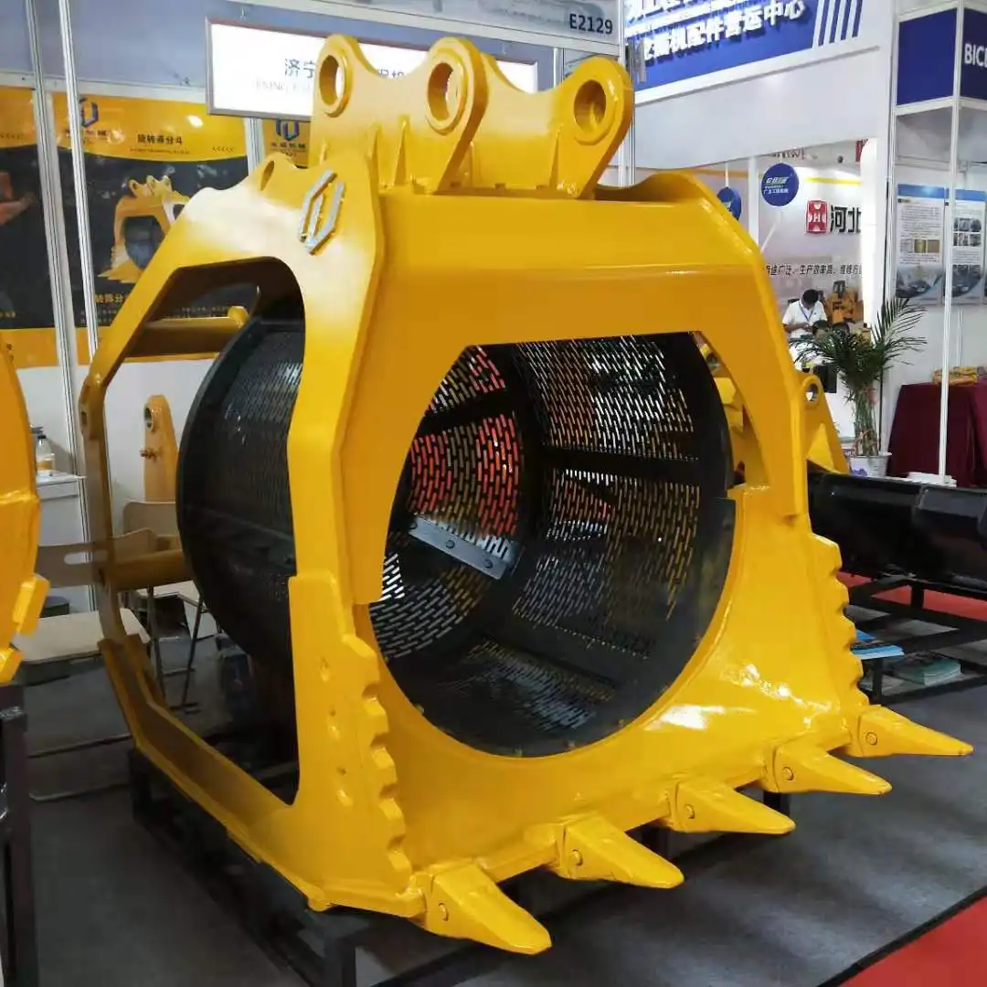 Excavator Rotary Screening Bucket Excavator Rotary Screening Bucket