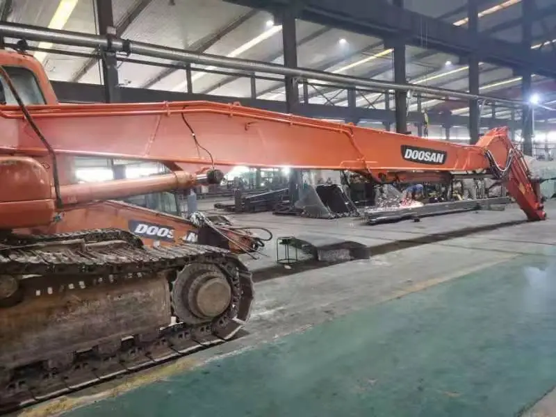 excavator piling arms