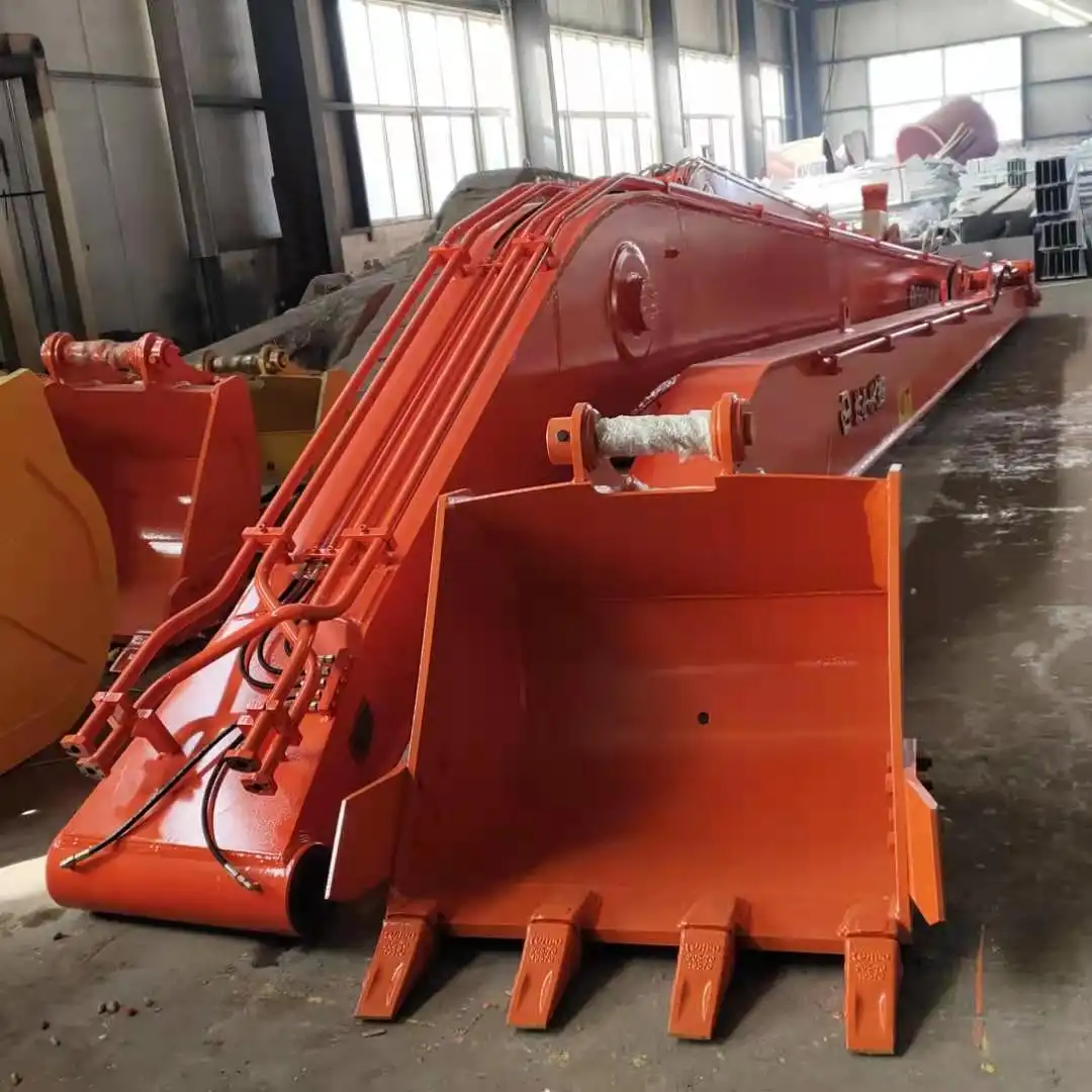 long reach booms for Hitachi excavators