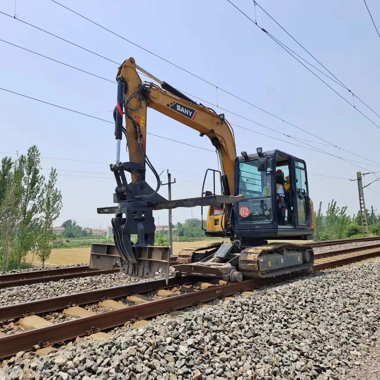 railroad excavator