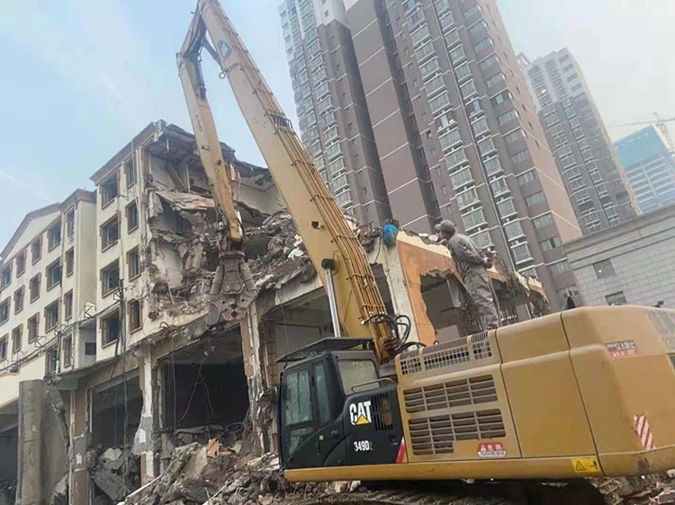 three section demolition arm