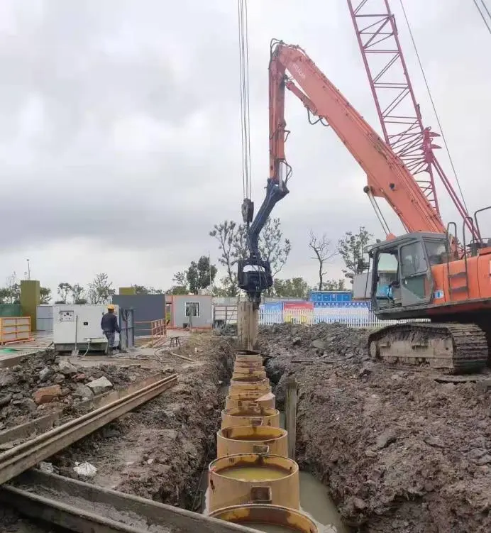 excavator pile arm excavator pile arm