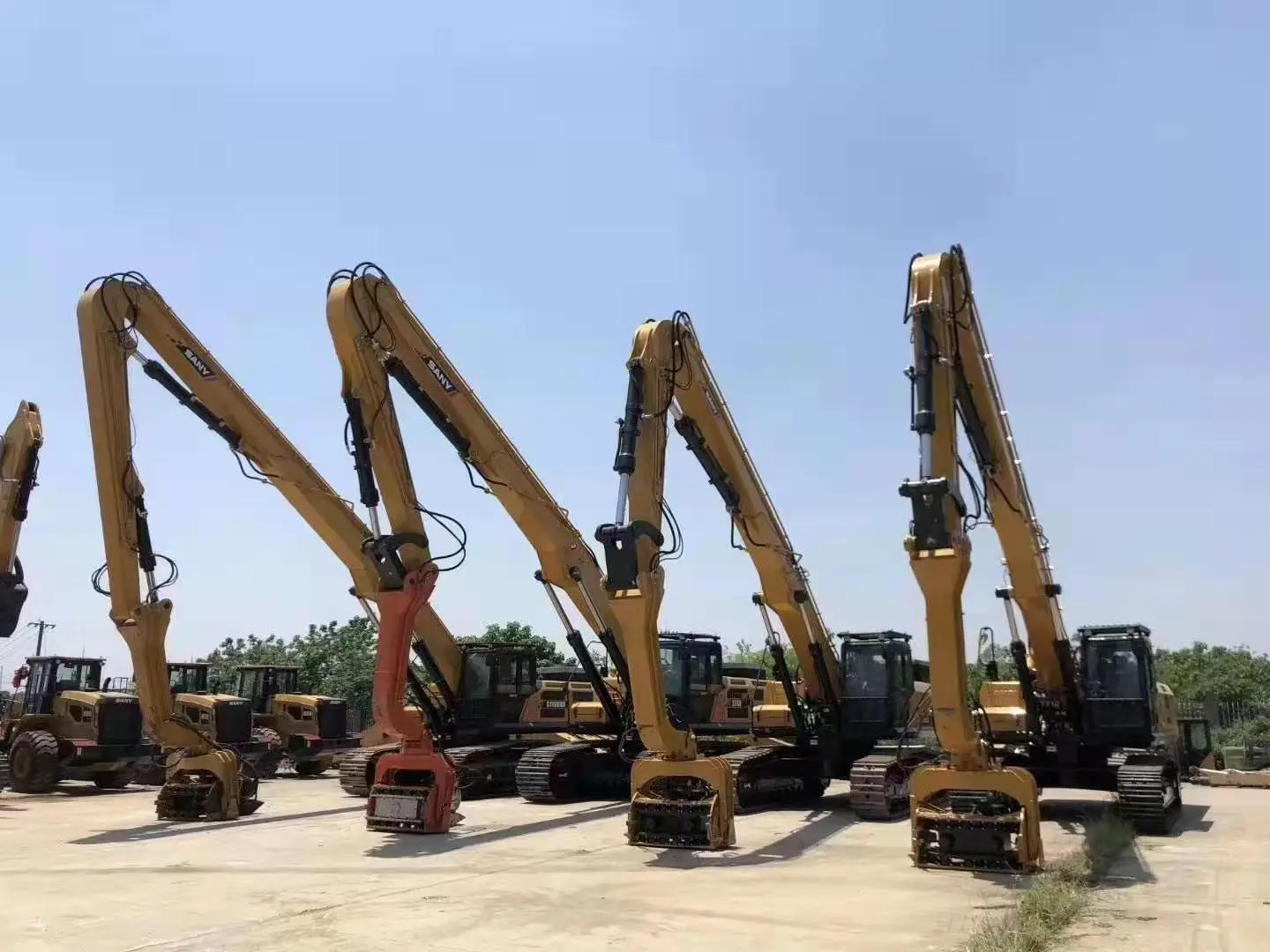 excavator pile arm excavator pile arm