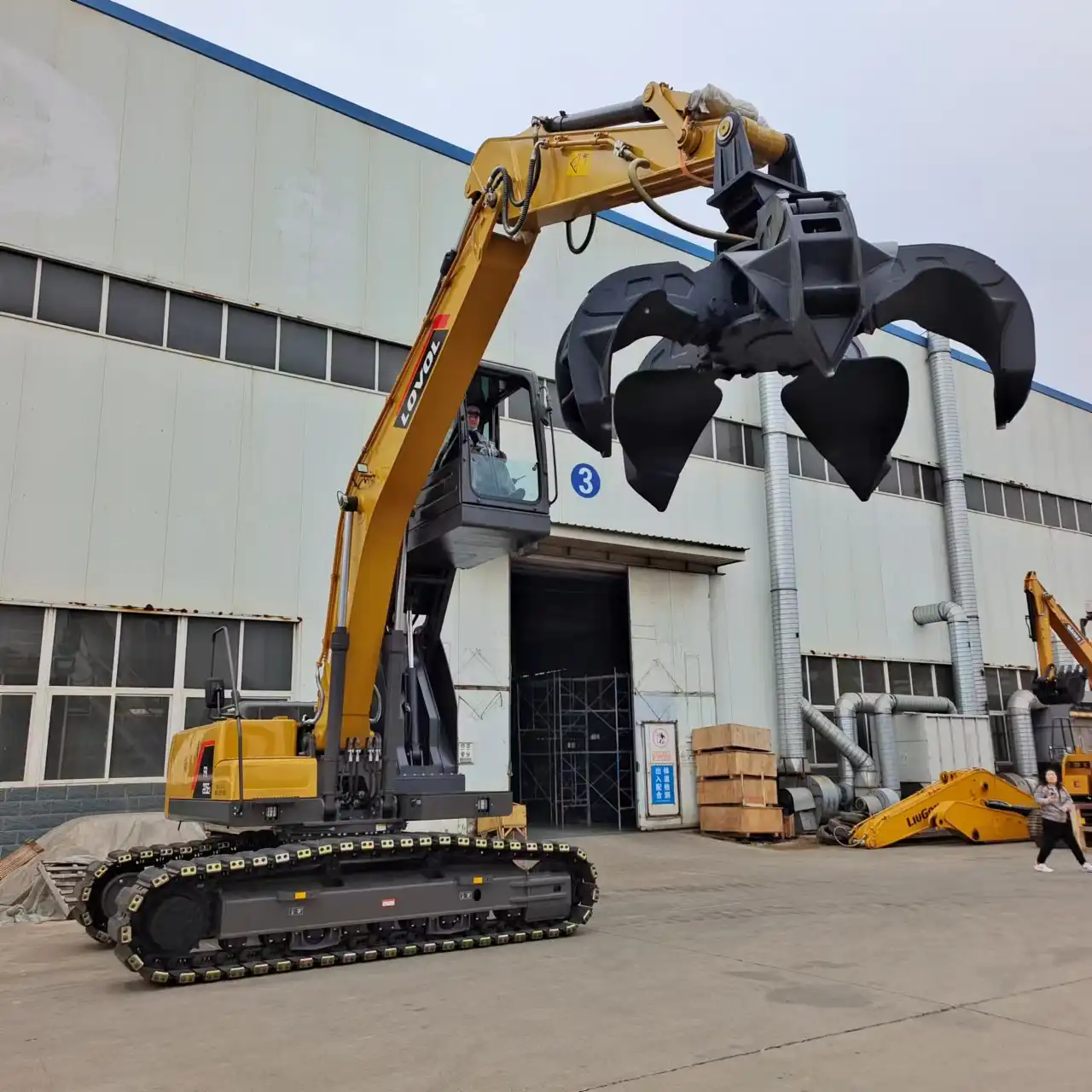 Excavator Metal Scrap Grapple