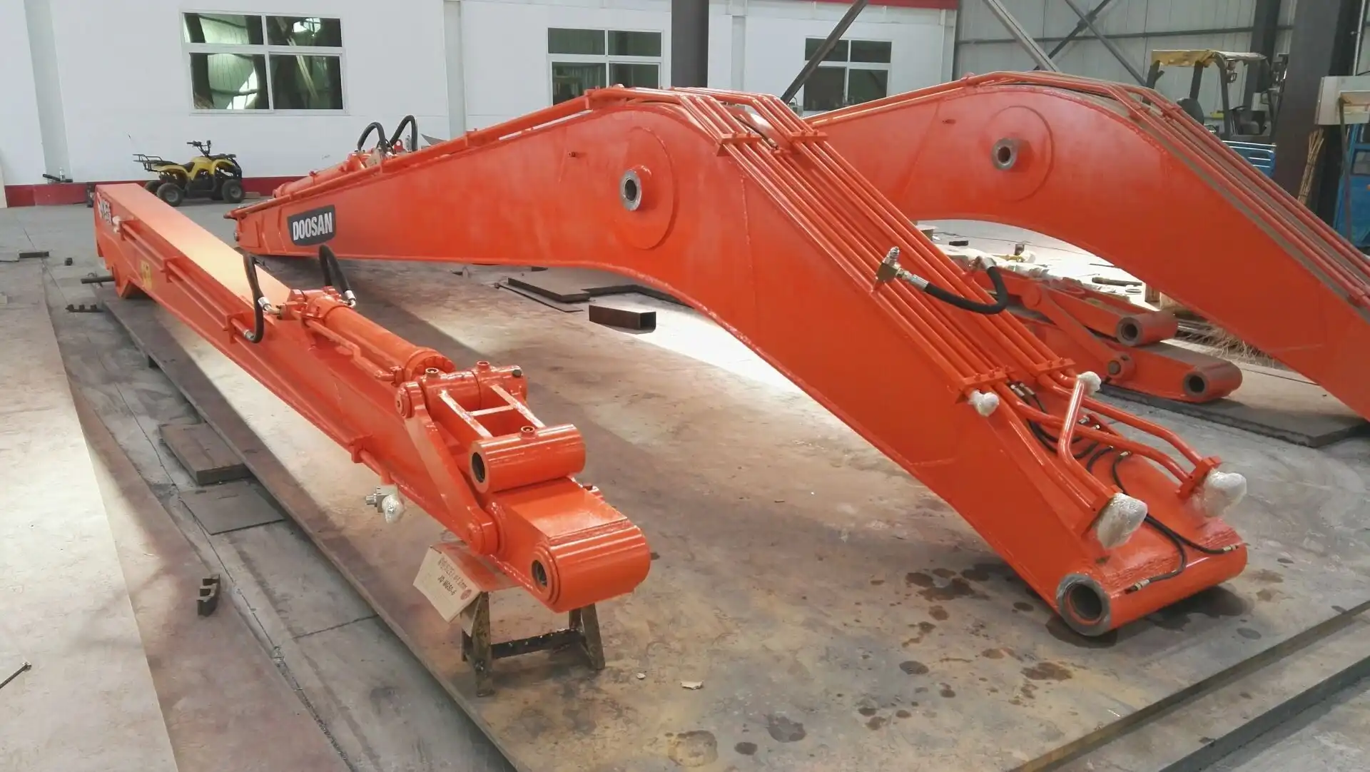 Long reach excavator boom