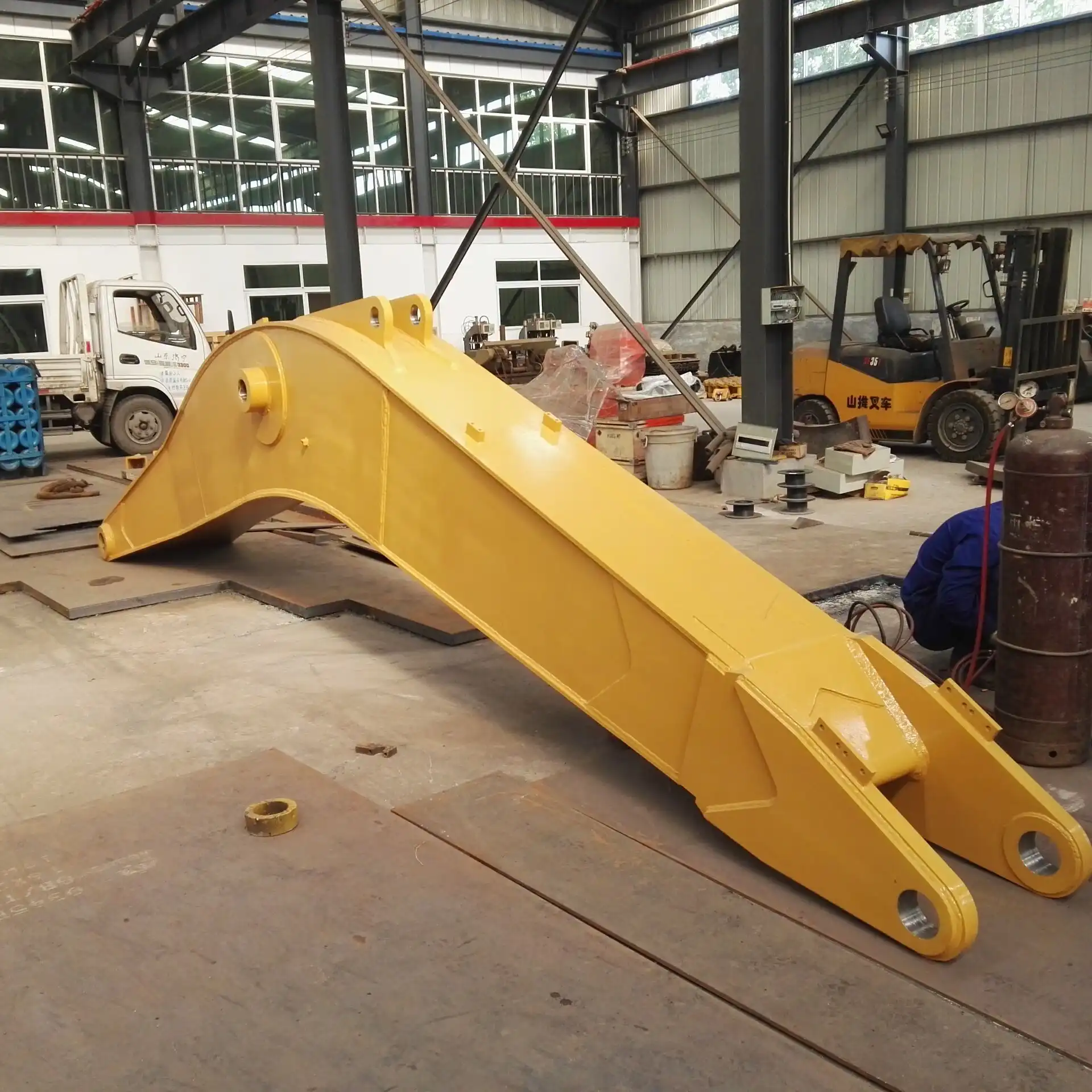 Long reach excavator boom