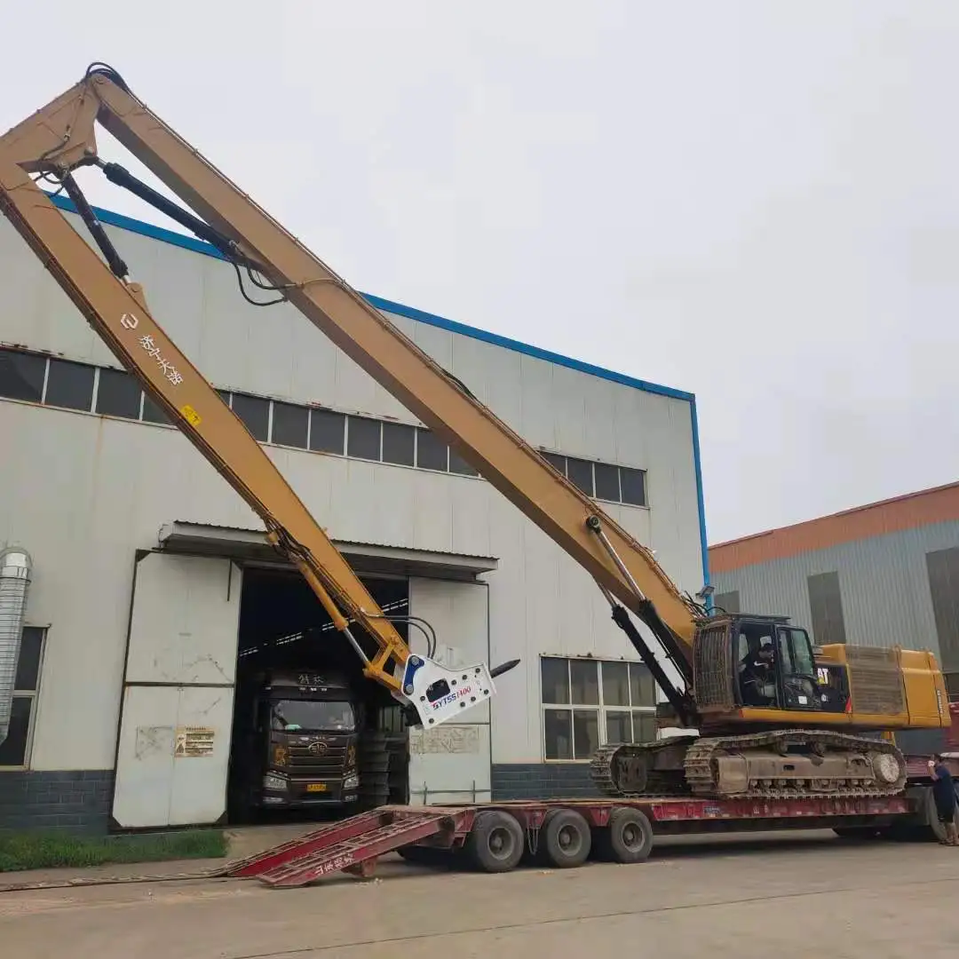 Excavator Three Section Demolition Boom