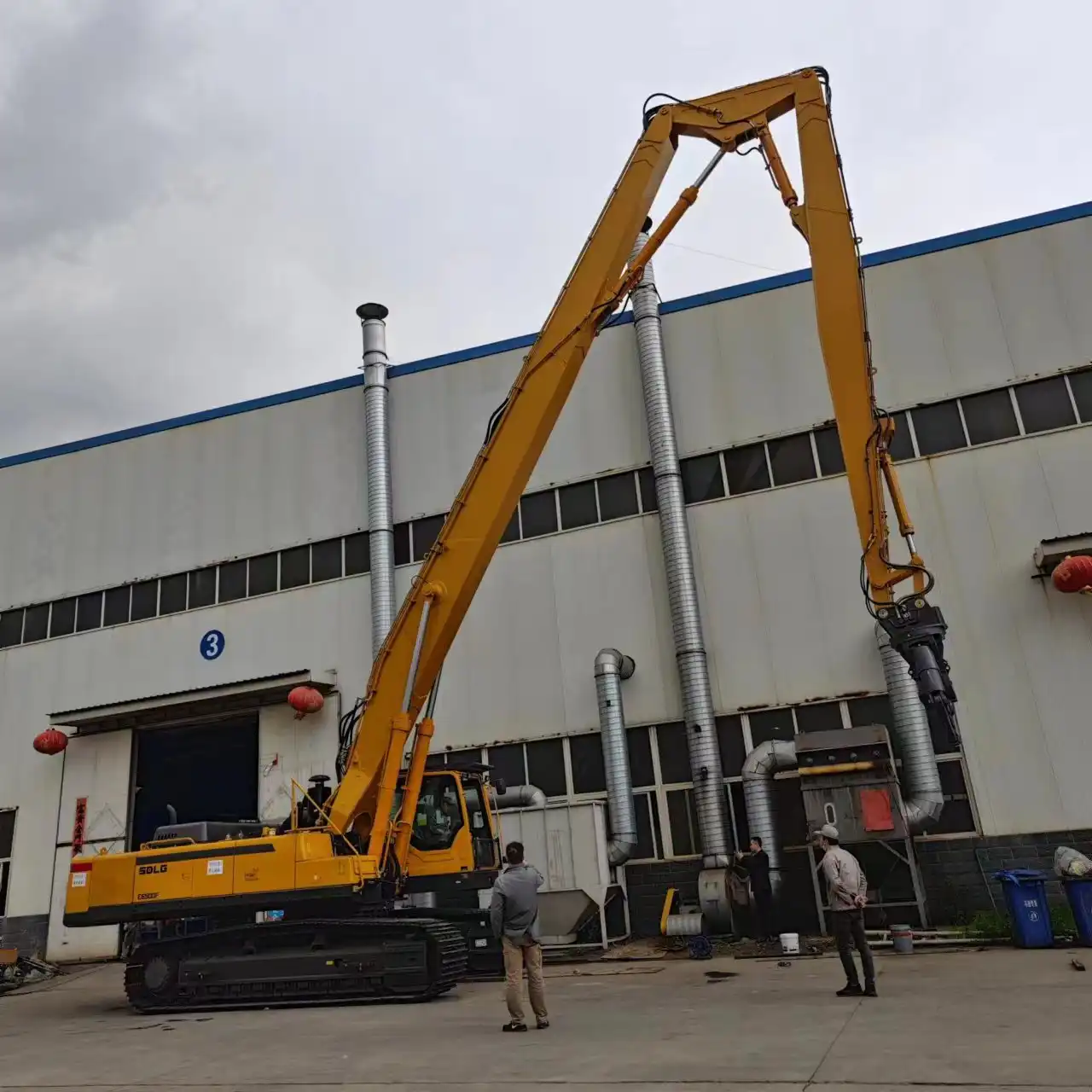 Excavator Three Section Demolition Boom