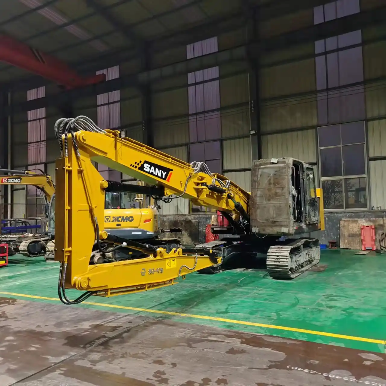 Excavator Three Section Demolition Boom