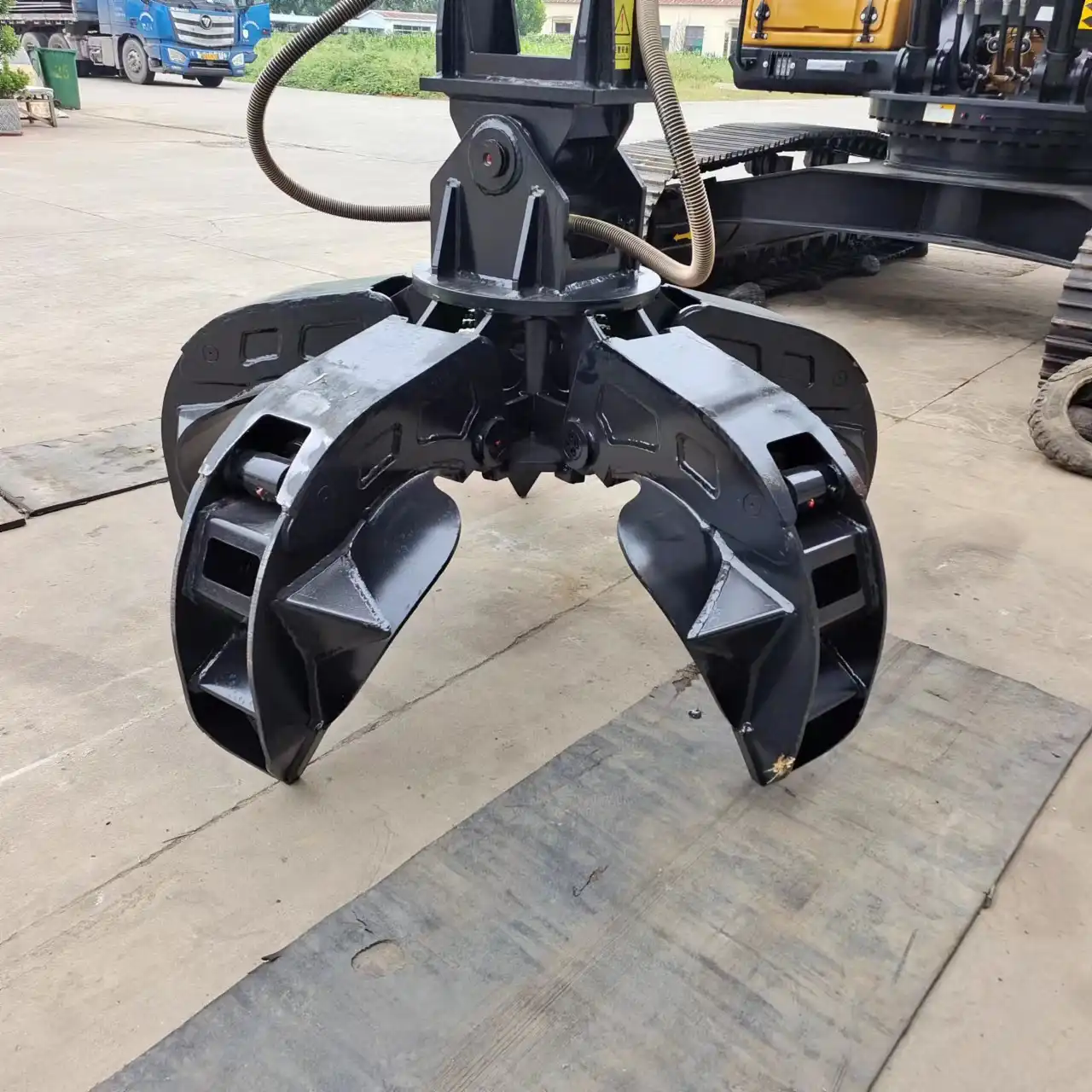  excavator metal scrap grapple 