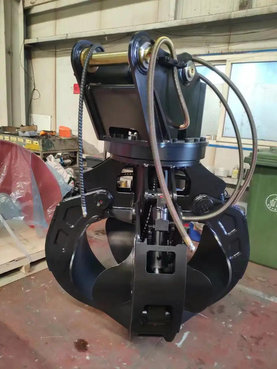  excavator metal scrap grapple 