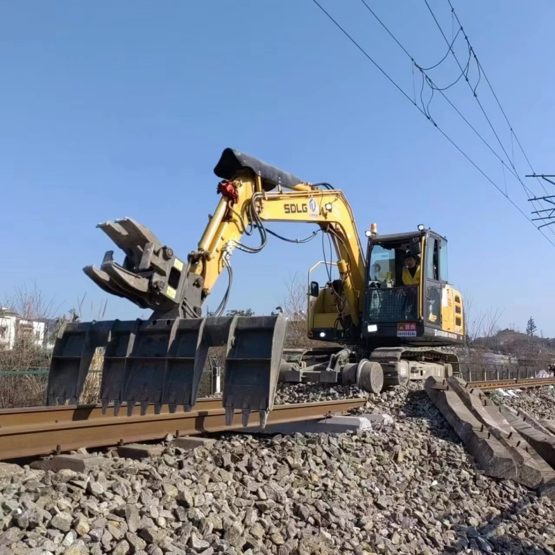 excavator sleeper changer