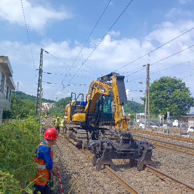 railway double-head tamper
