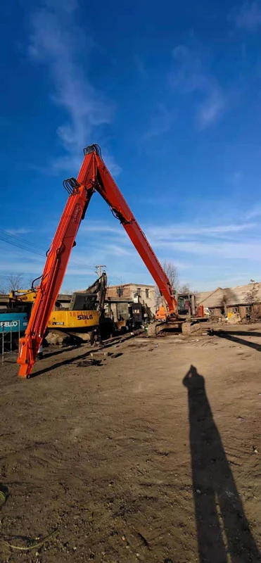 excavator high reach demolition long boom and arm