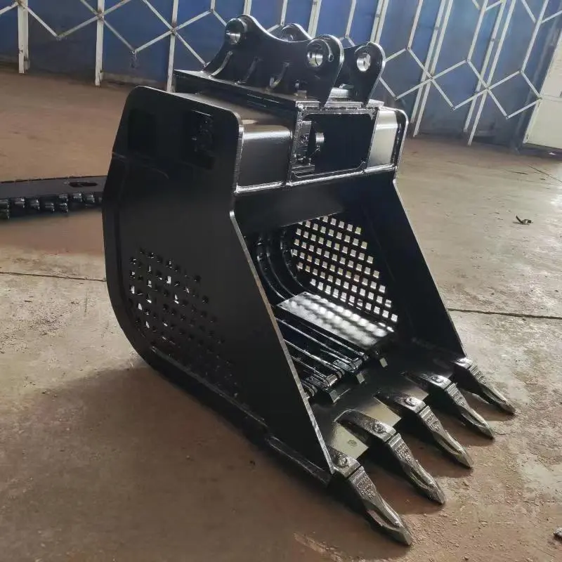 excavator screening bucket