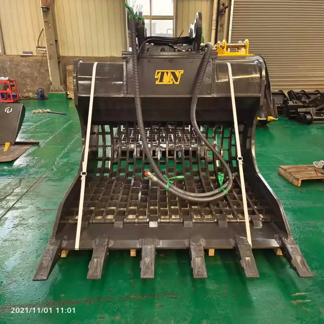 excavator screening bucket