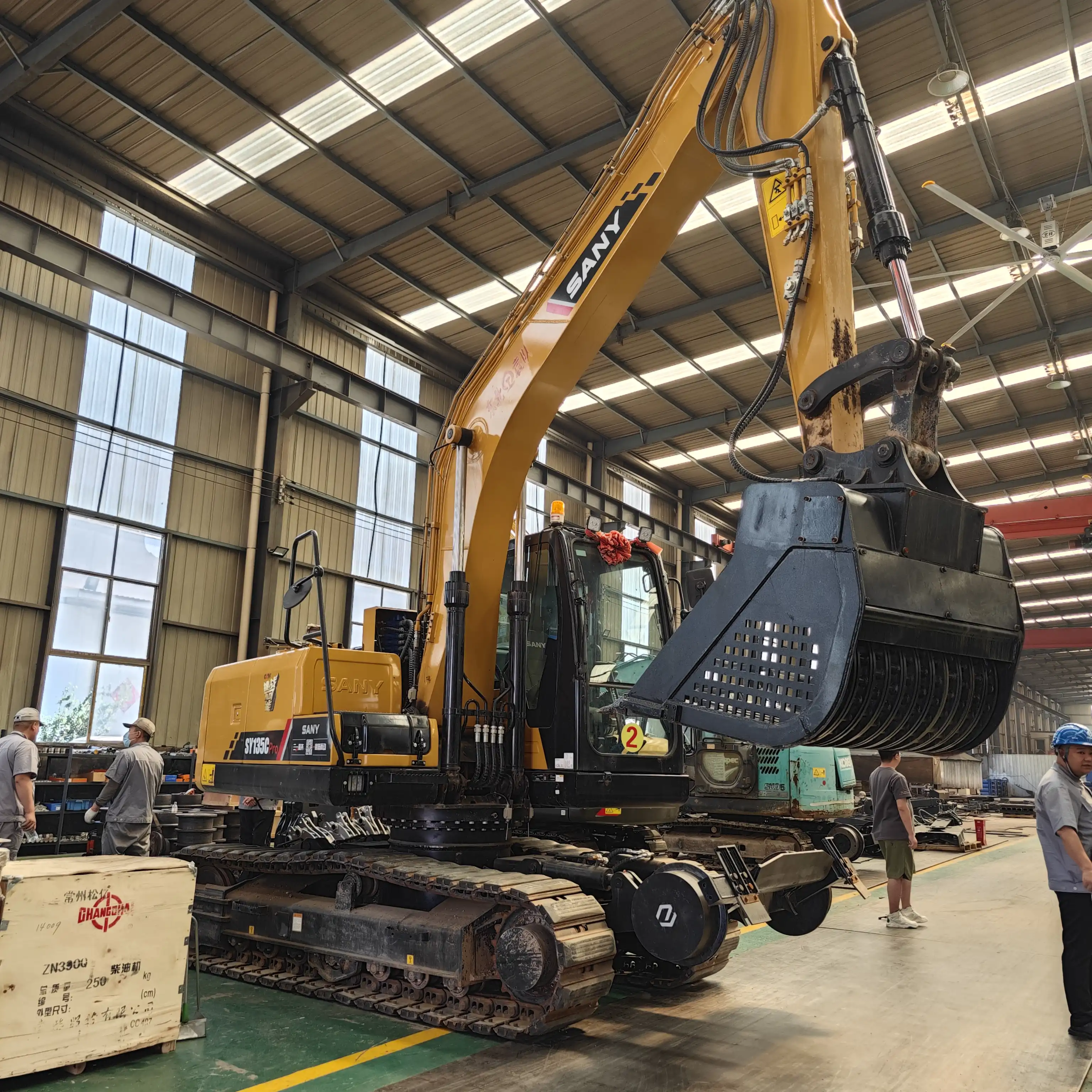 excavator screening bucket