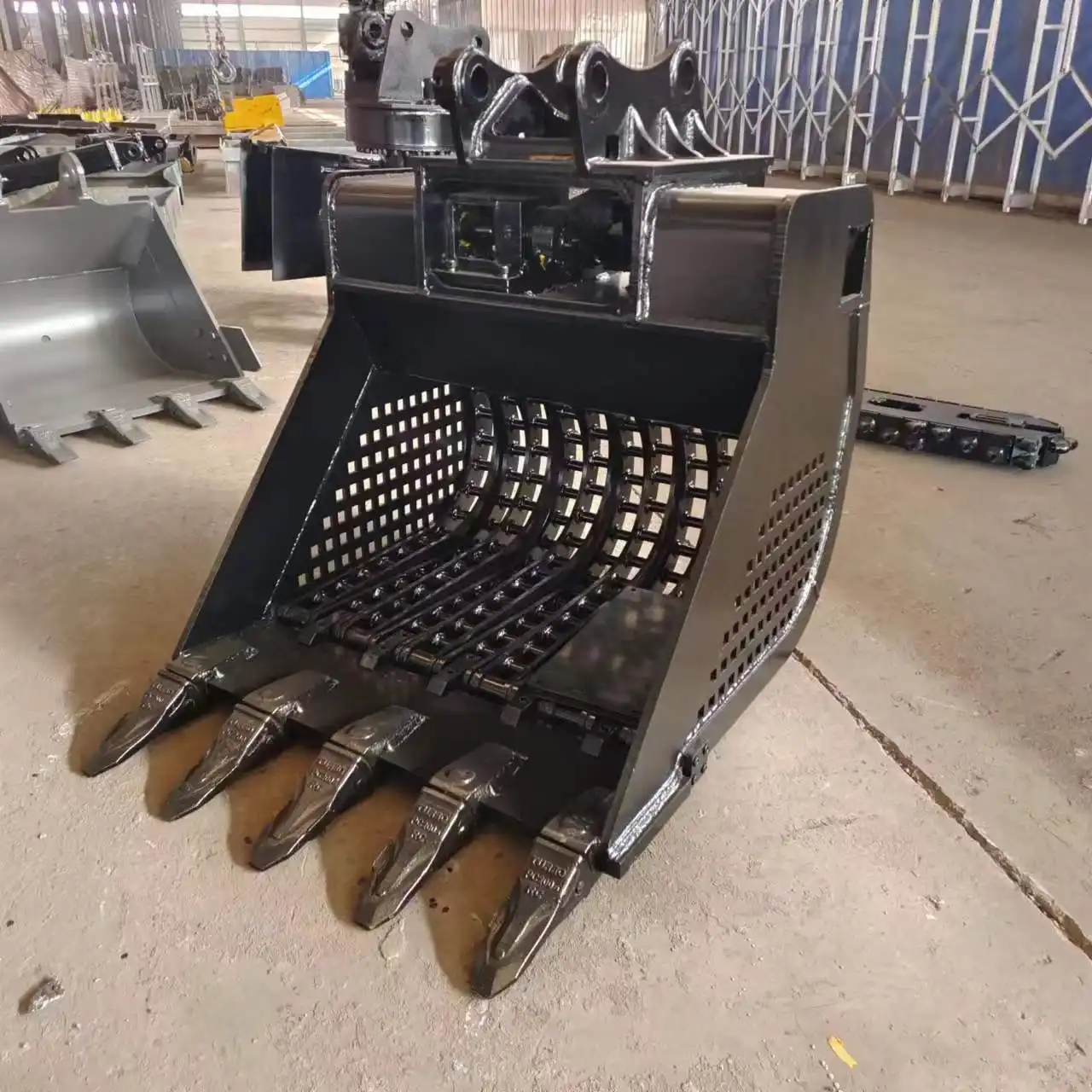 excavator screening bucket