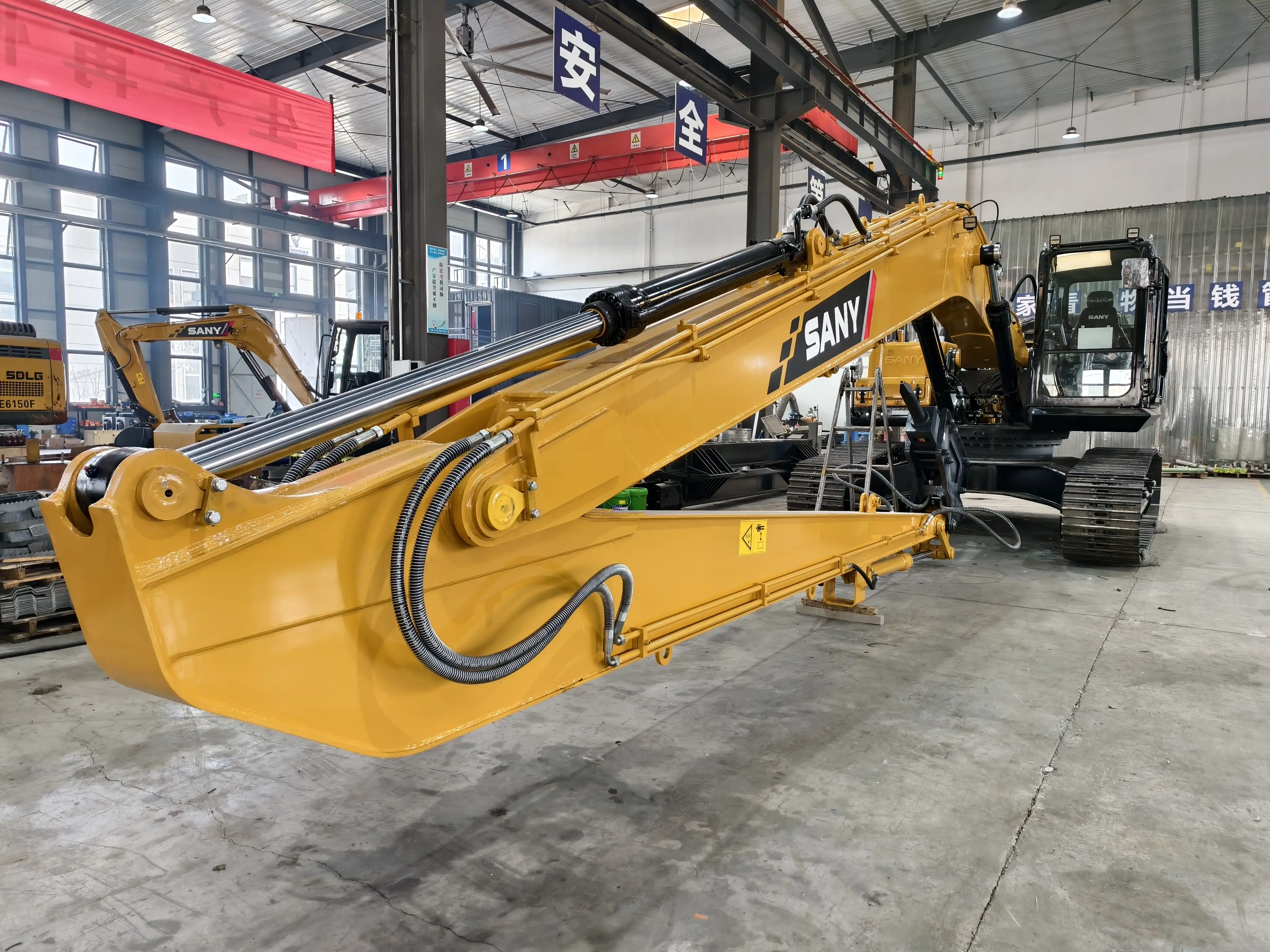 long arm excavator