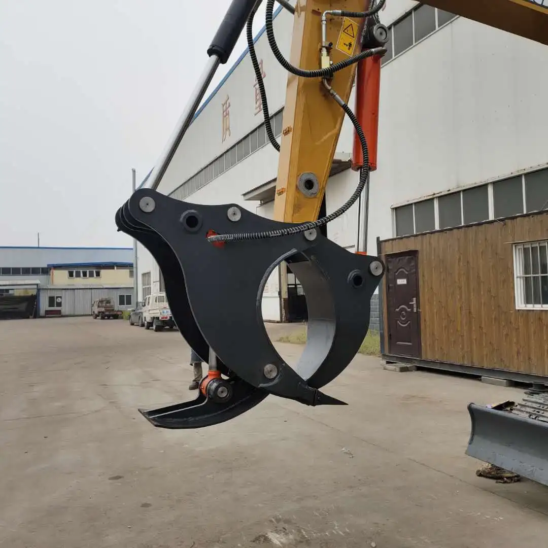 excavator tree stumper