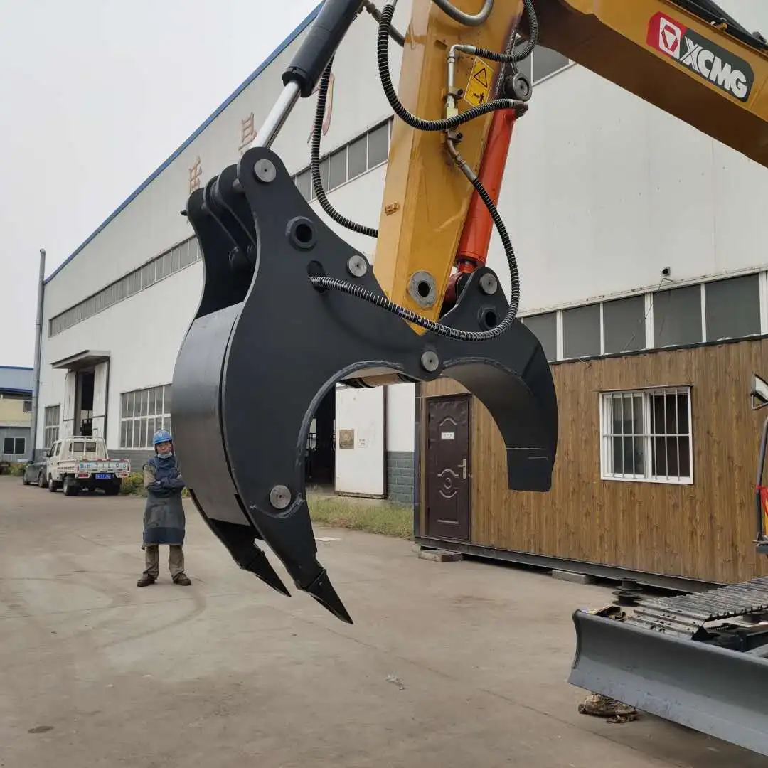 excavator tree stumper