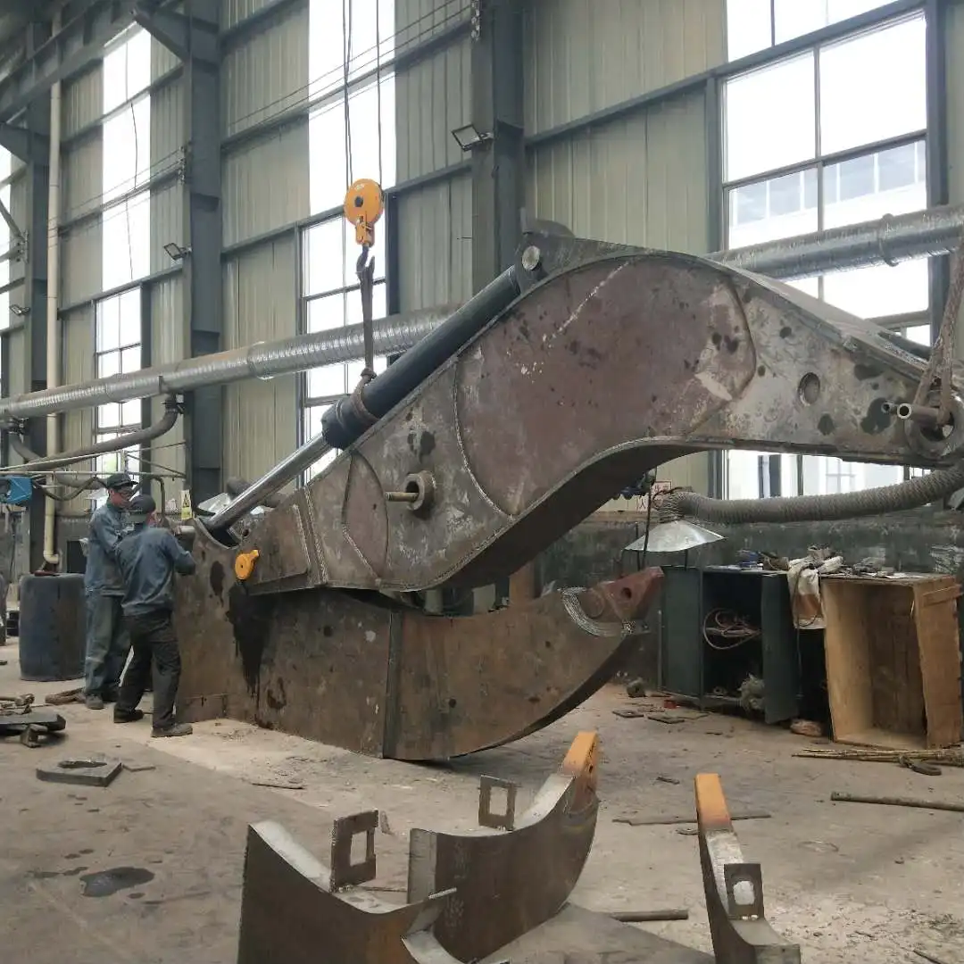excavator rock arm