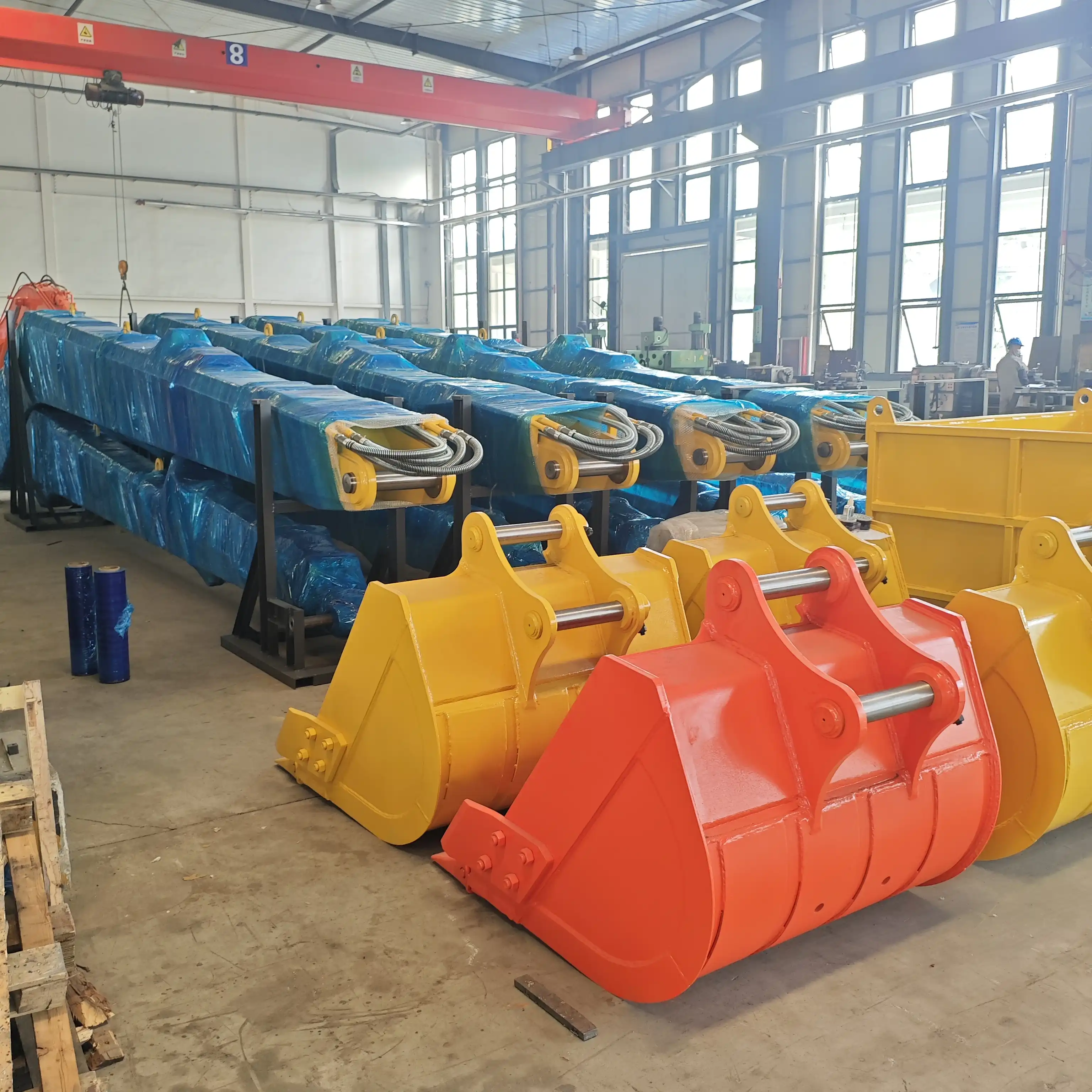 excavators long reach boom