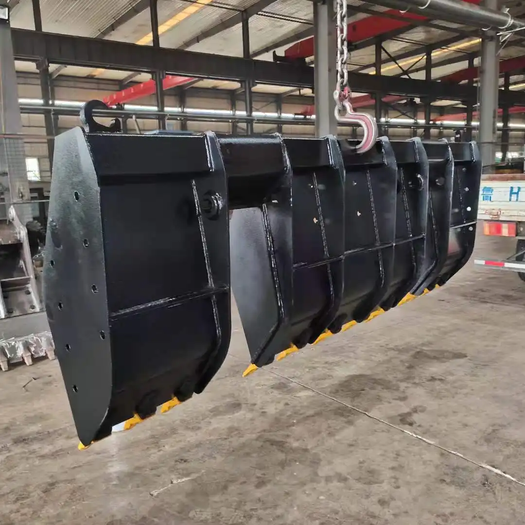 railway excavator dustpan bucket