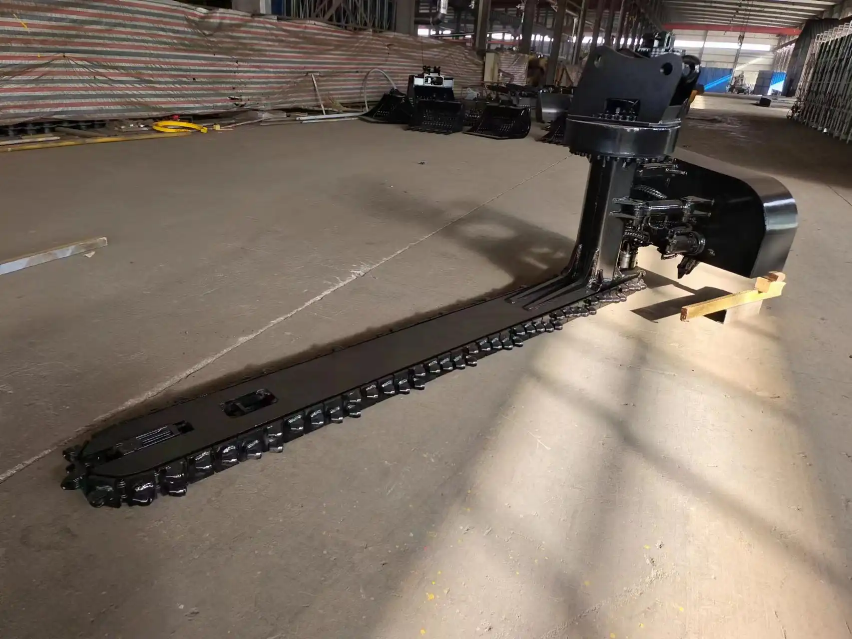 rail-road ballast undercutter excavator 