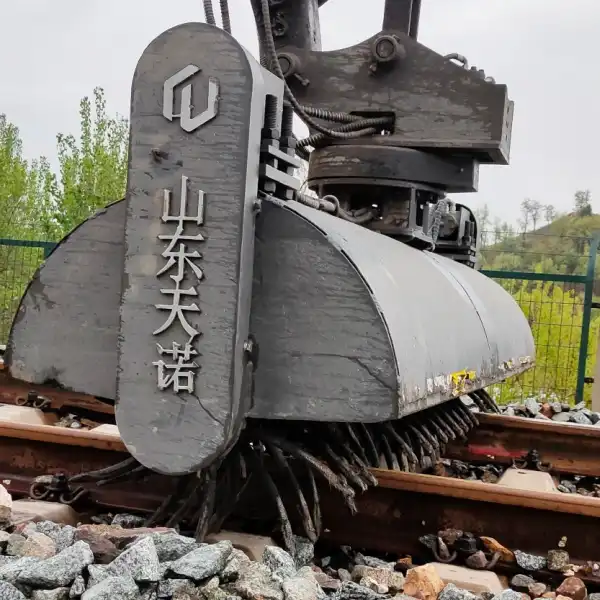 Railway track sweeper   Railway track sweeper