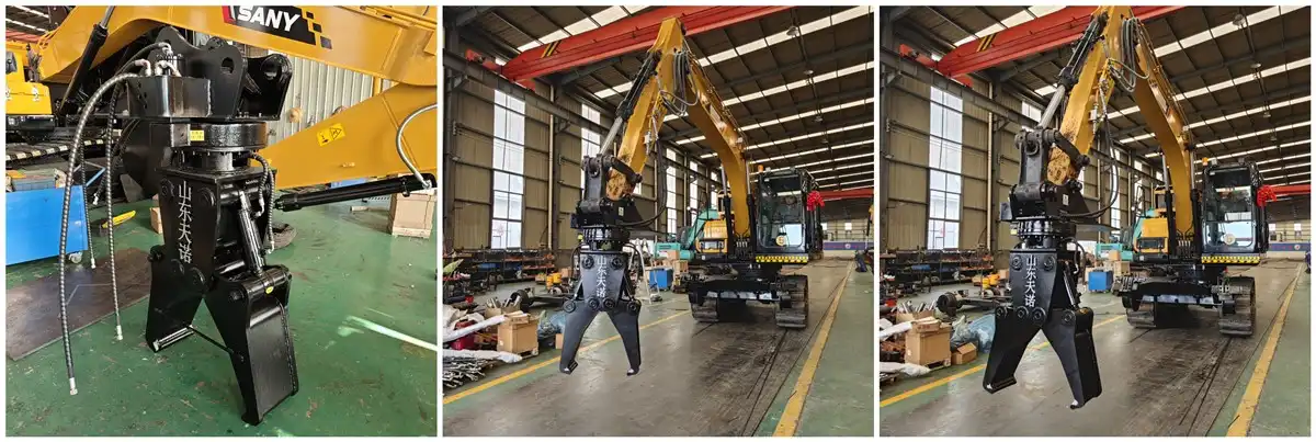 excavator rail clamp