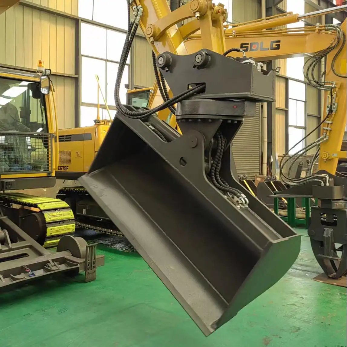 hydraulic tilt ditching buckets