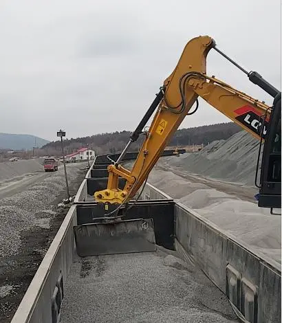 excavator rotating scraper excavator rotating scraper