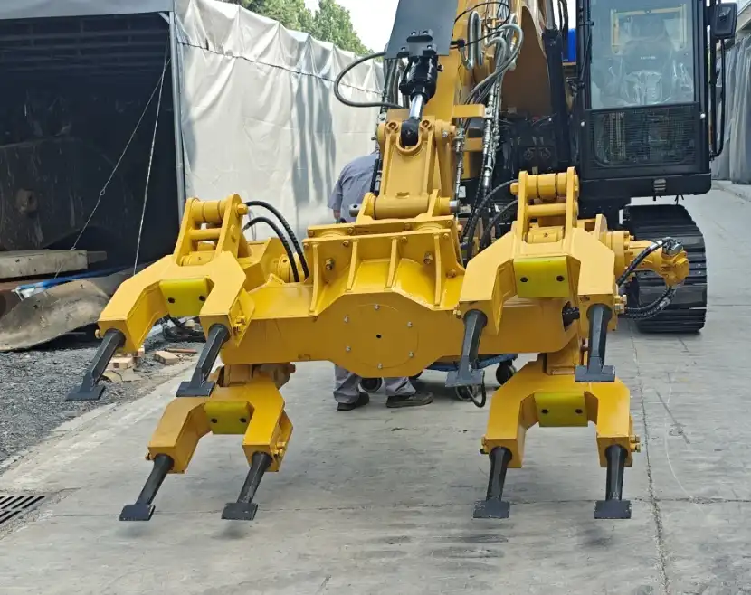 excavator double head tamping machine excavator double head tamping machine