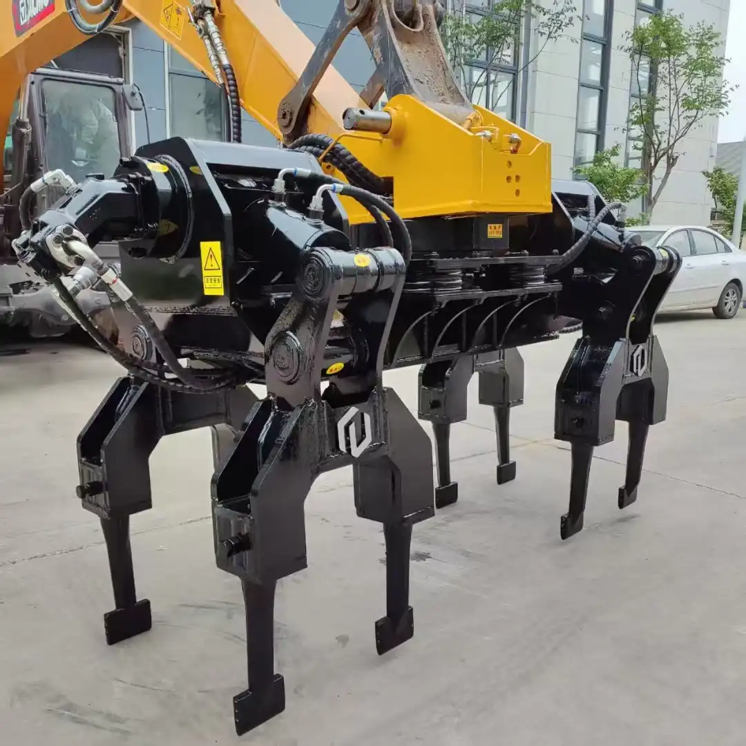 excavator double head tamping machines