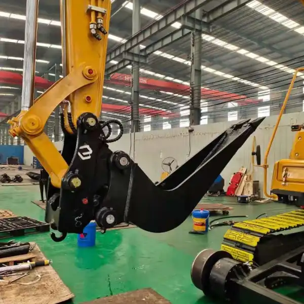 excavator ballast cleaning hopper