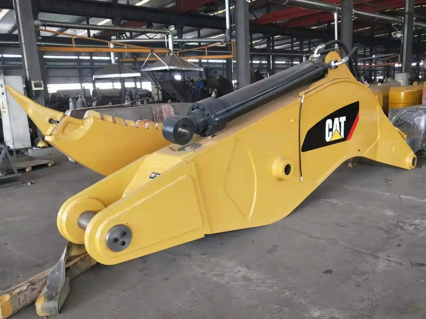 excavator rock arm