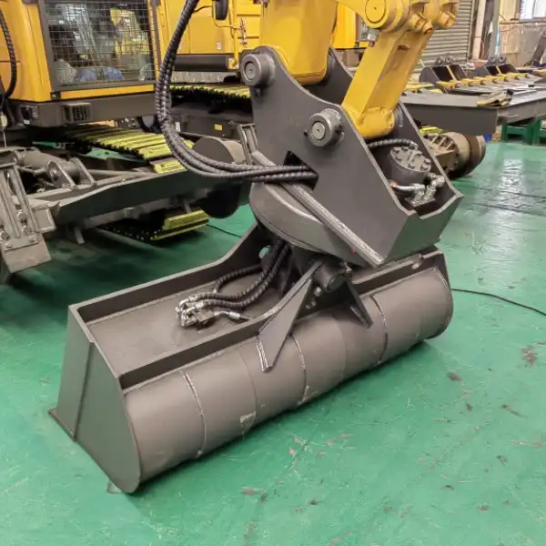 degree rotating hydraulic tilt ditching bucket