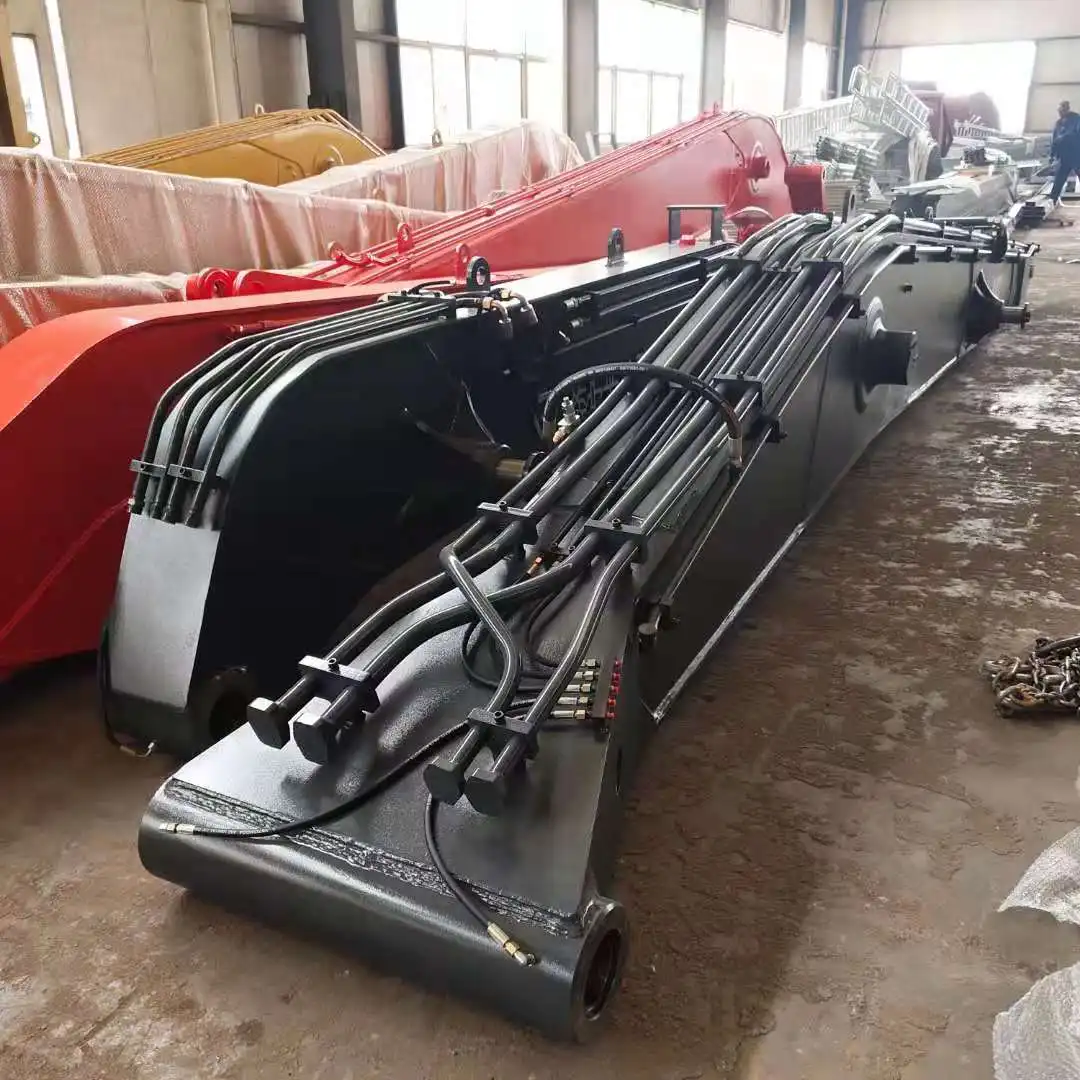 long boom excavator reach arm