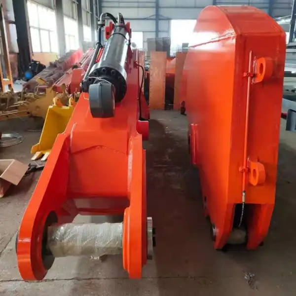 excavator rock arm