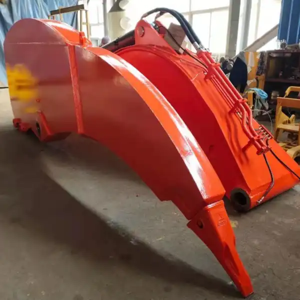 excavator rock arm