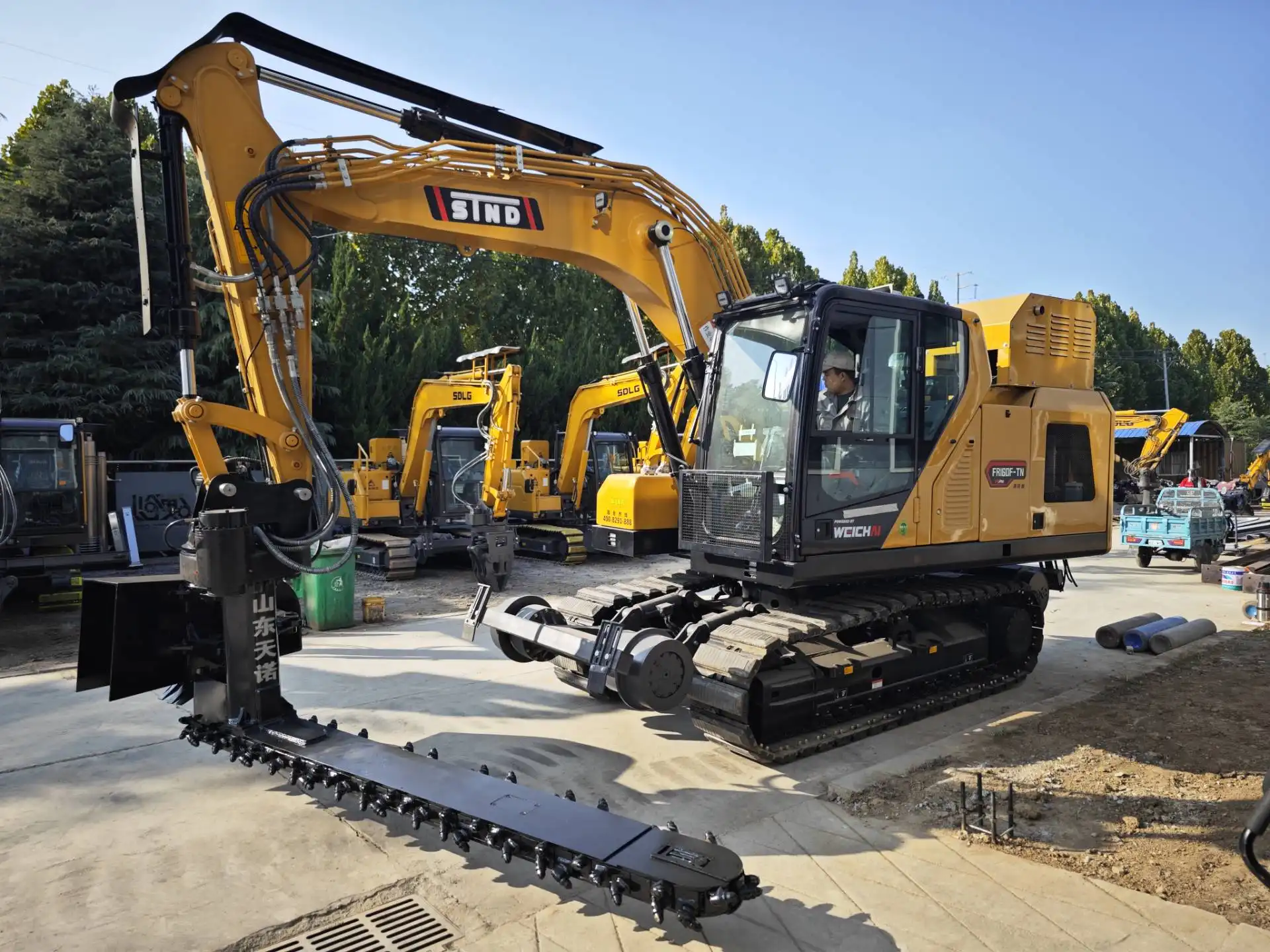 rail road ballast undercutter