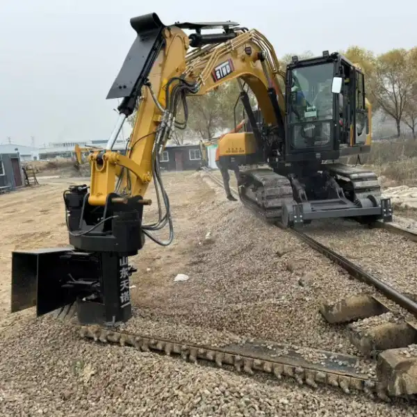 rail road ballast undercutter