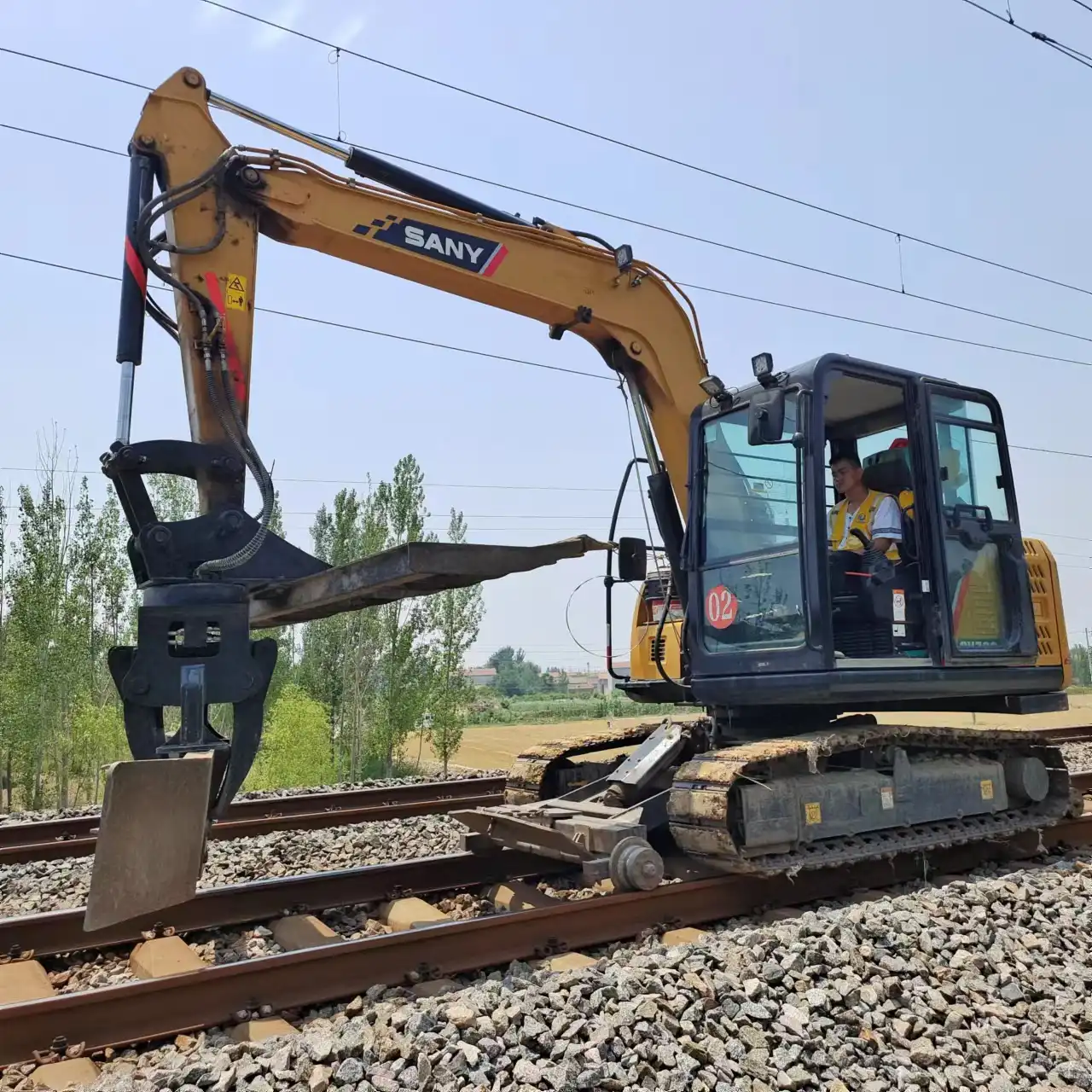 railway sleeper changer