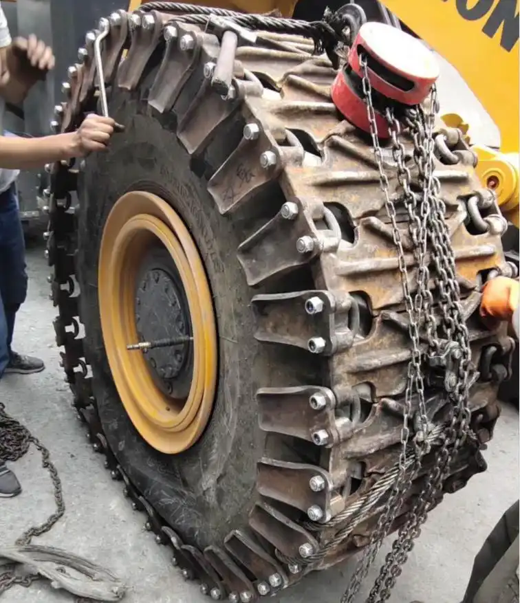 Loader Tire Protection Chain