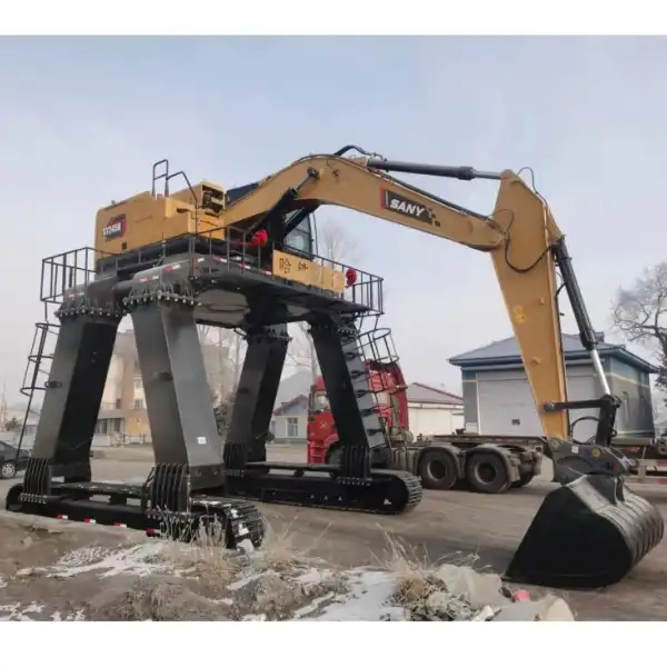 staddle excavator
