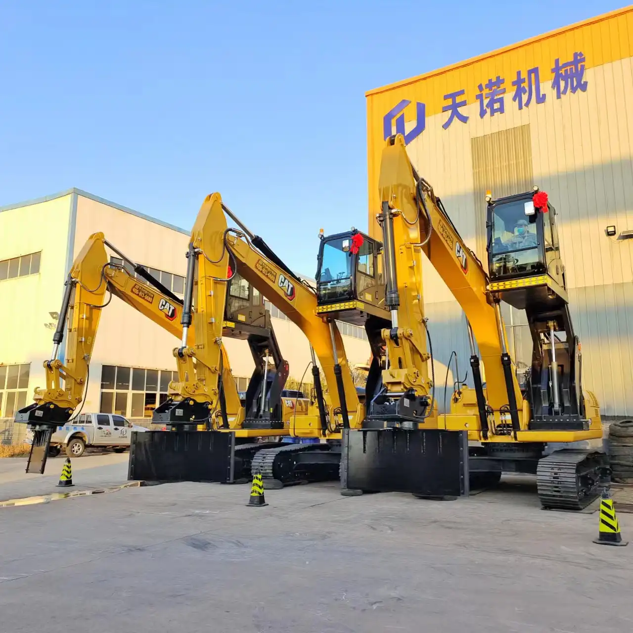 excavator lift cab