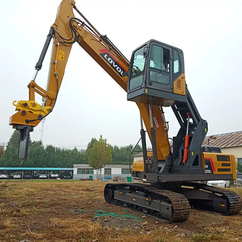 excavator lift cab