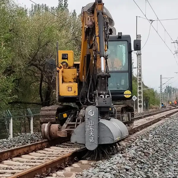 railway track sweeper 